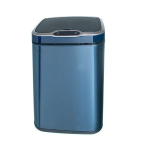 Ведро для мусора сенсорное, квадратное, внутр ведро, Foodatlas JAH-6311, 13 л (сапфировый)